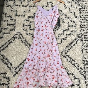 NWT - Lulu’s Midi Wrap Around Dress